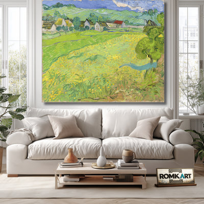 Vincent Van Gogh Les Vessenots Auvers View Of Vessenots Near Auvers 1890 – Reproduction