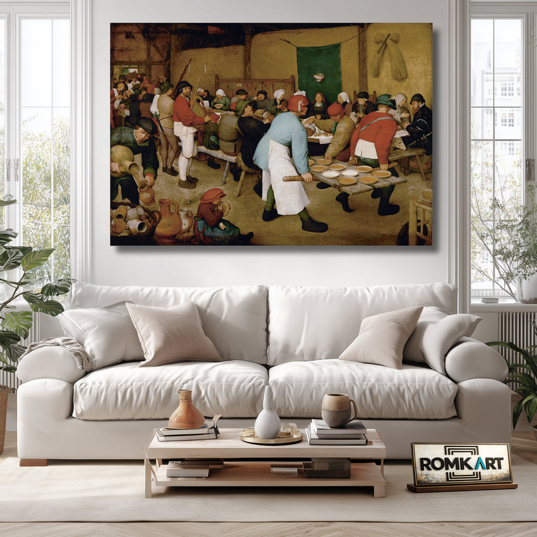 Pieter Bruegel The Elder Peasant Wedding 1566 – Reproduction
