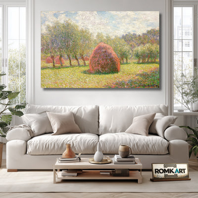 Claude Monet Meules A Giverny 1893 – Reproduction