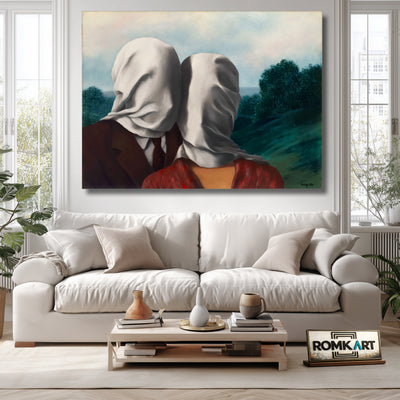 Rene Magritte Les Amants The Lover 1928 – Reproduction