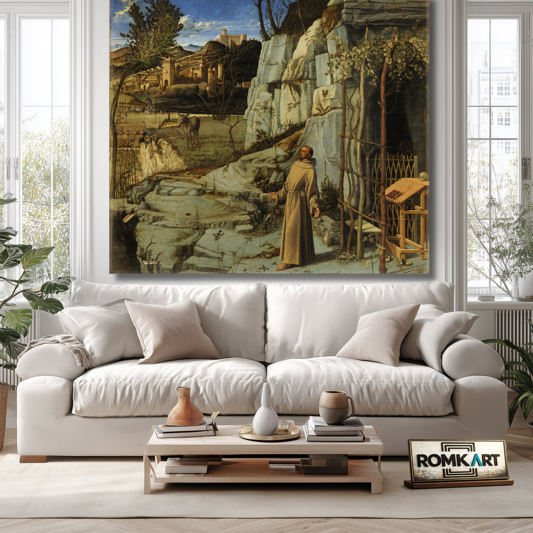 Giovanni Bellini Saint Francis In The Desert 1475-1478 – Reproduction