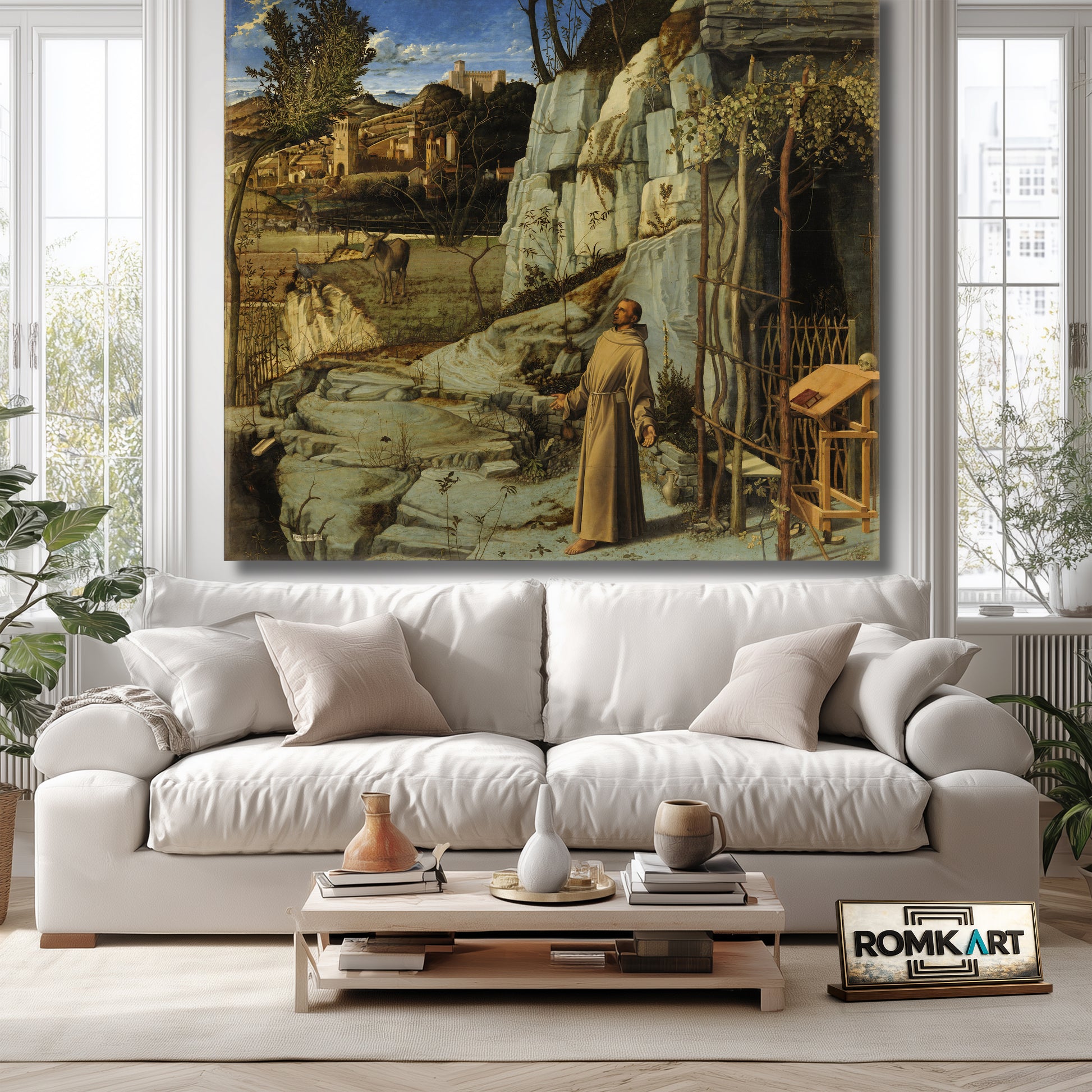 Giovanni Bellini Saint Francis In The Desert 1475-1478 – Reproduction