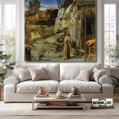 Giovanni Bellini Saint Francis In The Desert 1475-1478 – Reproduction