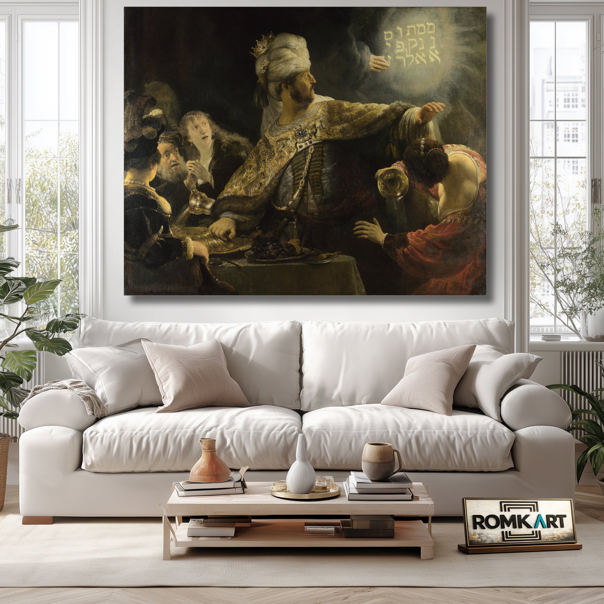 Rembrandt Belshazzars Feast 1635-1638 – Reproduction