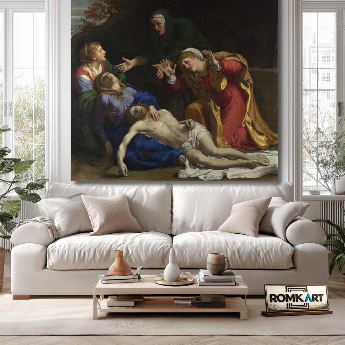 Annibale Carracci Lamentation Of Christ 1606 – Reproduction
