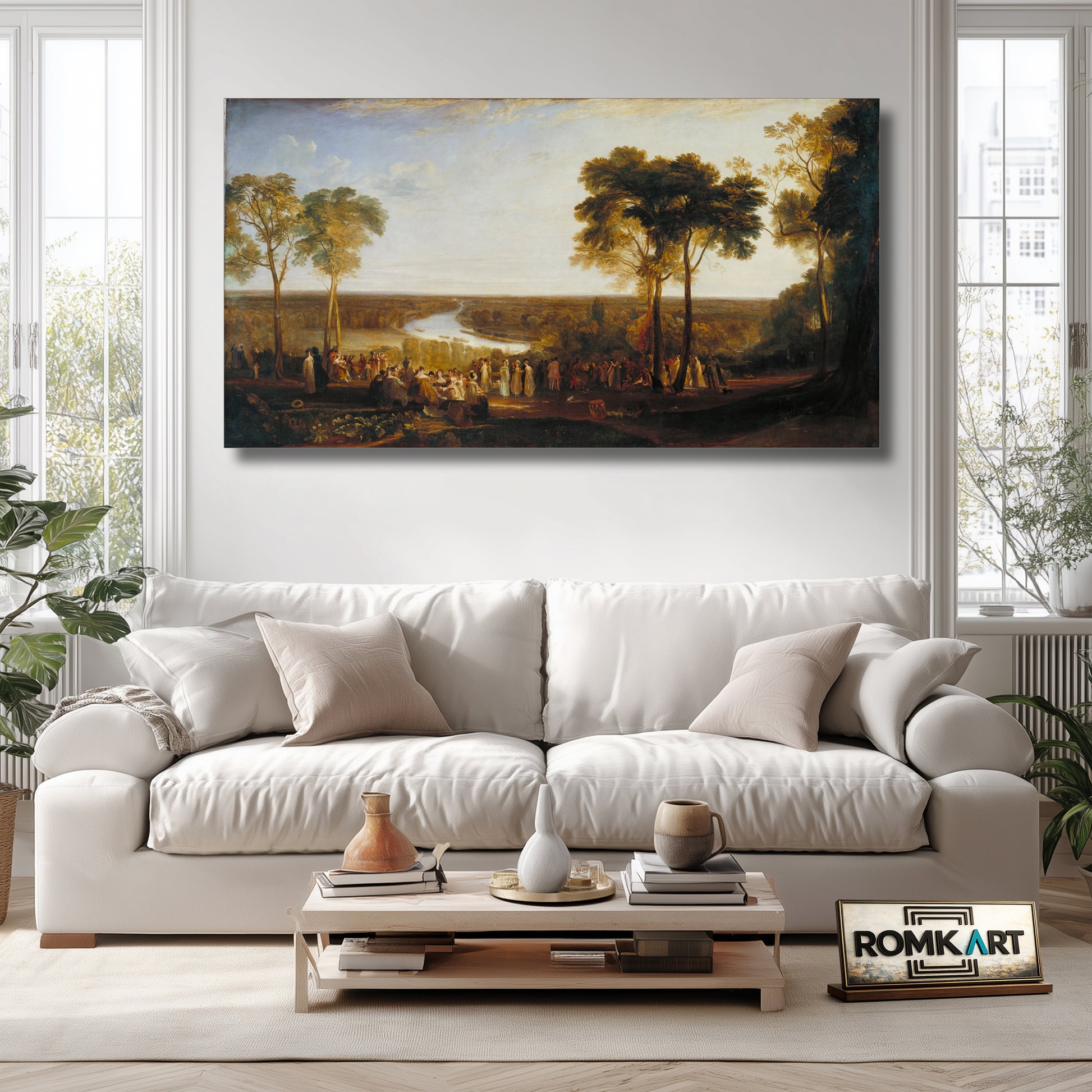 William Turner England Richmond Hill On The Prince Regents Birthday – Reproduction