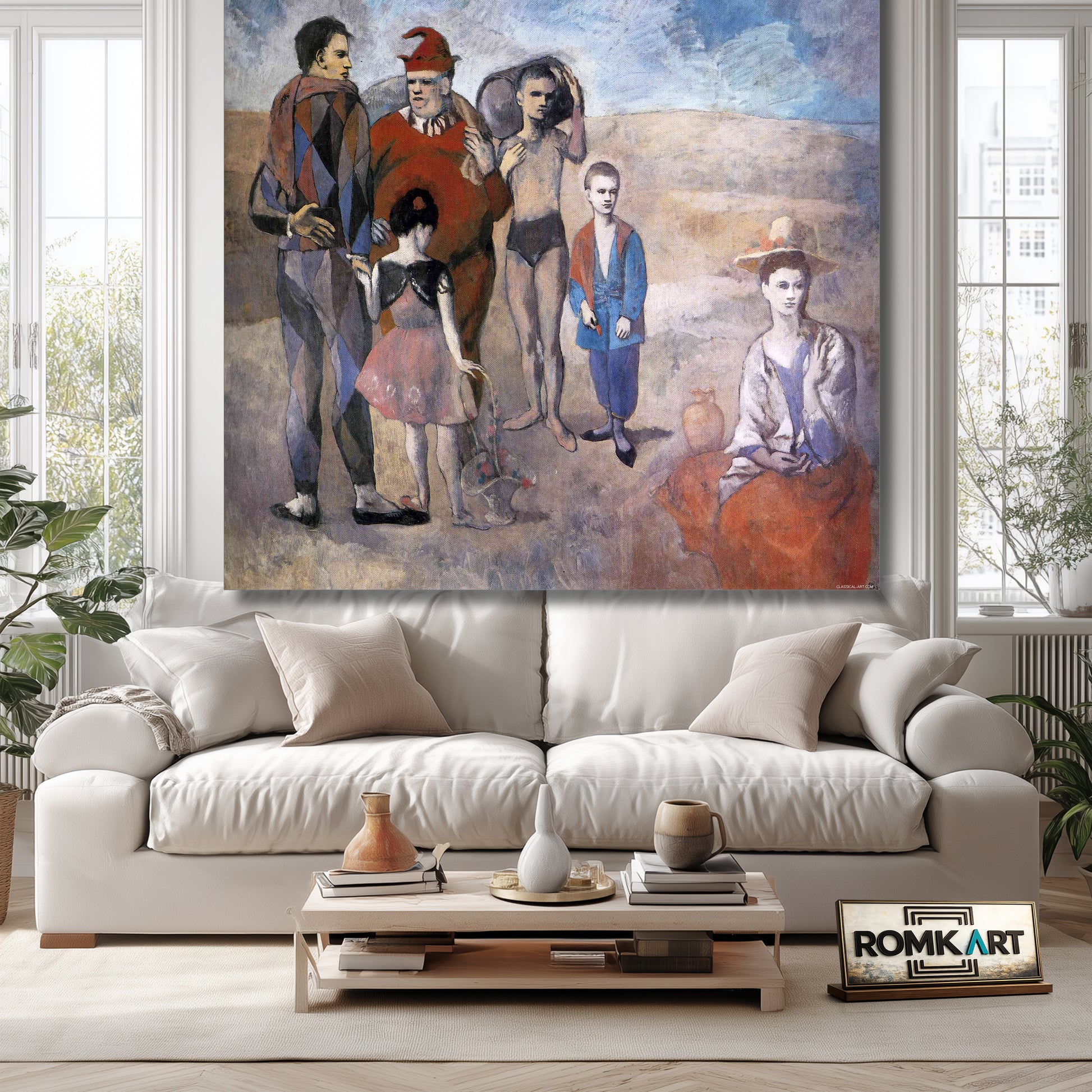 Pablo Picasso Family Of Saltimbanques 1905 – Reproduction