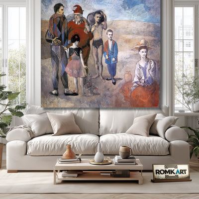 Pablo Picasso Family Of Saltimbanques 1905 – Reproduction