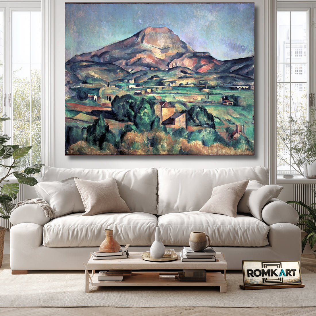Paul Cezanne Mont Sainte-victoire Seen From Bellevue – Reproduction