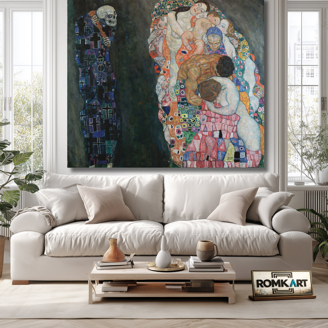 Gustav Klimt Death And Life C1910-1915 – Reproduction