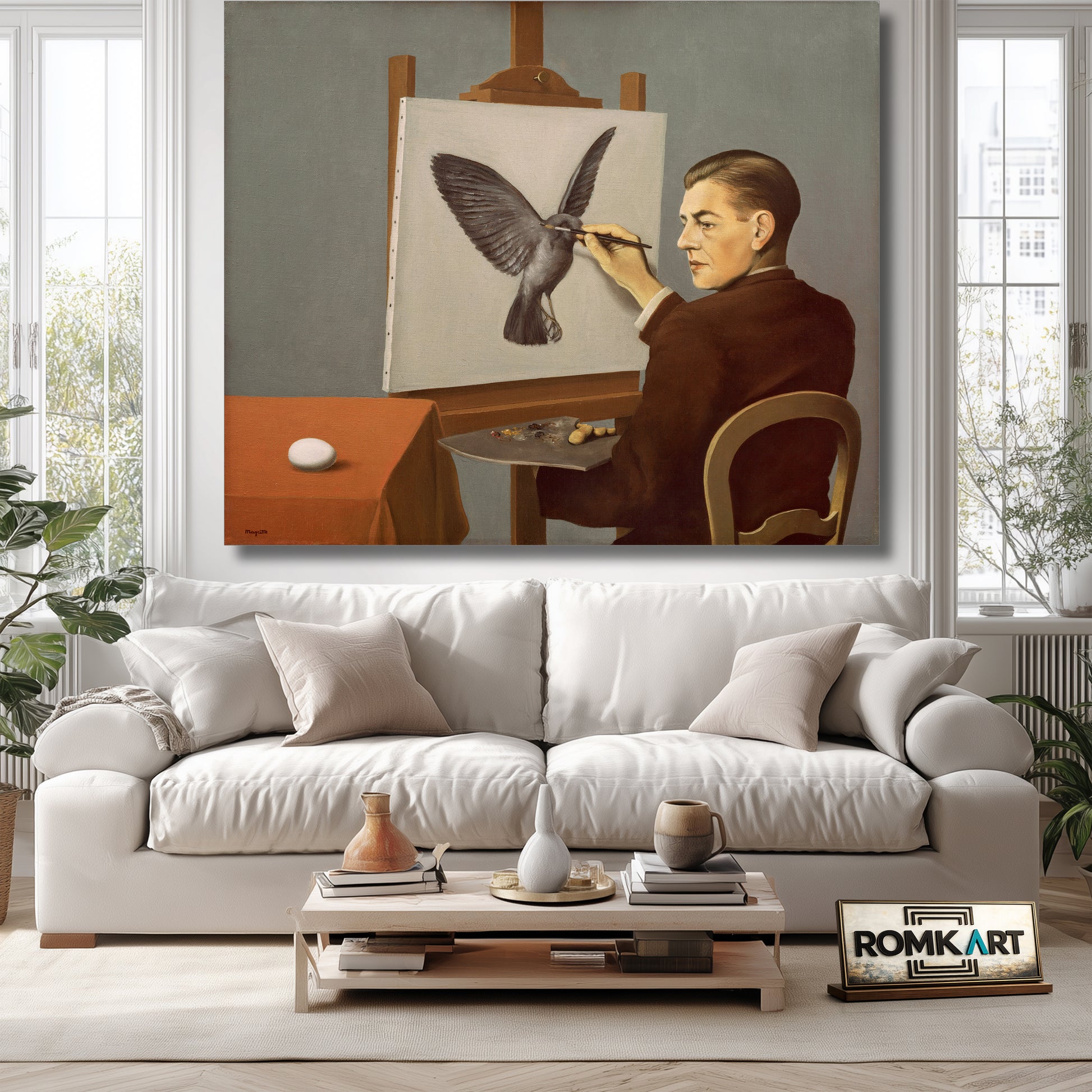Rene Magritte Clairvoyance 1936 – Reproduction