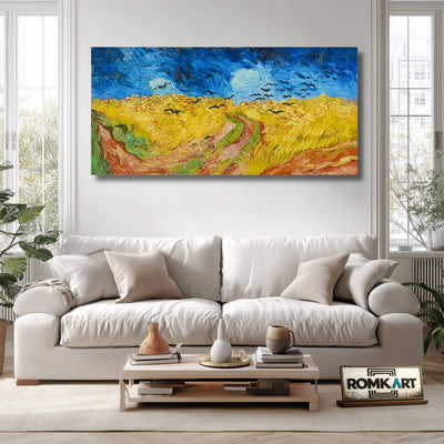 Vincent Van Gogh Wheatfield With Crows 1890 – Reproduction