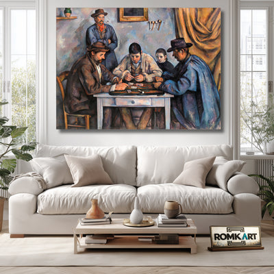 Paul Cezanne The Card Players 1890-1892 – Reproduction