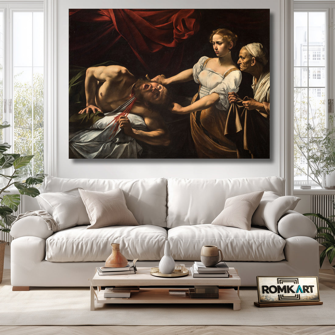 Caravaggio Judith Beheading Holofernes 1602 – Reproduction