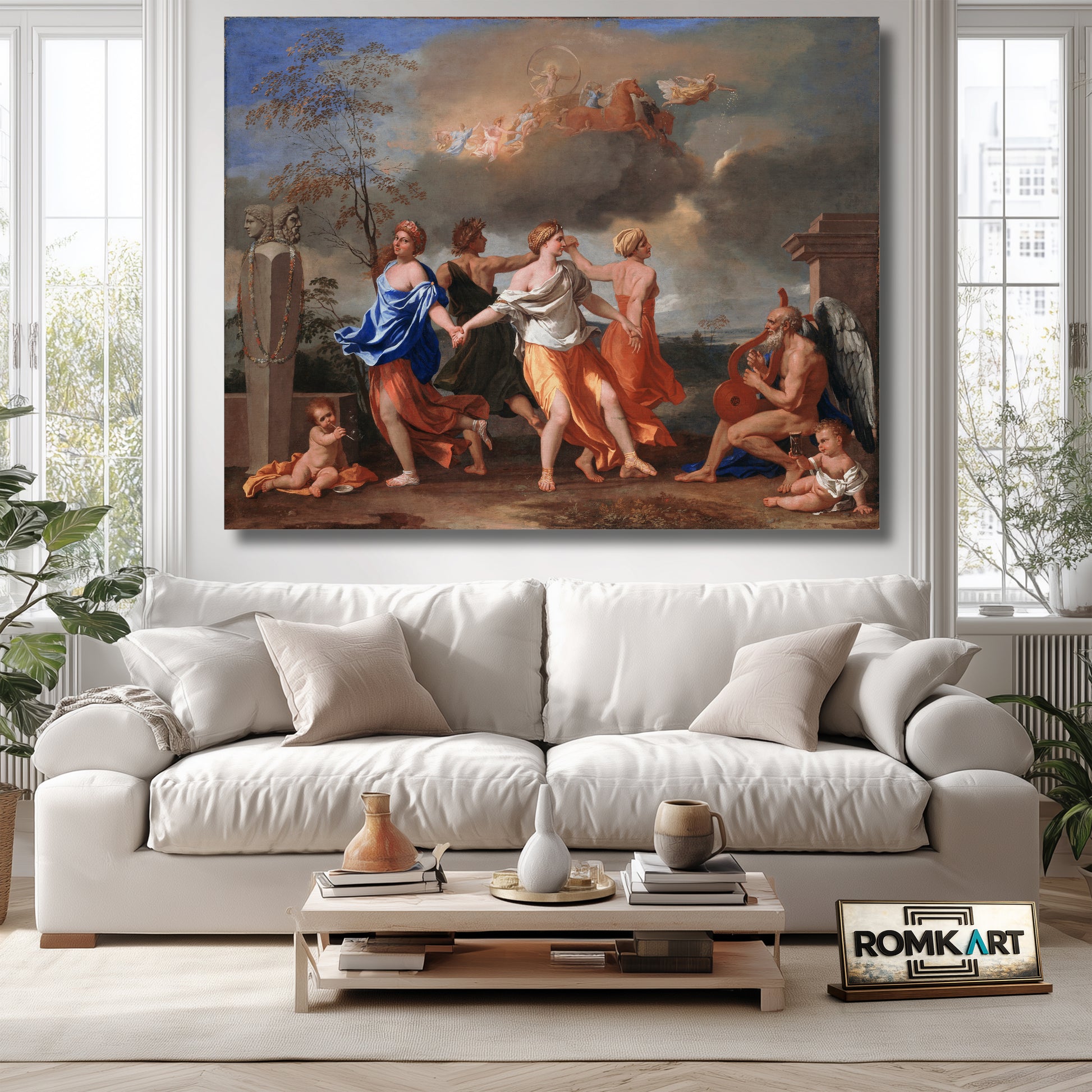 Nicolas Poussin A Dance To The Music Of Time&nbsp;1634-1636 – Reproduction