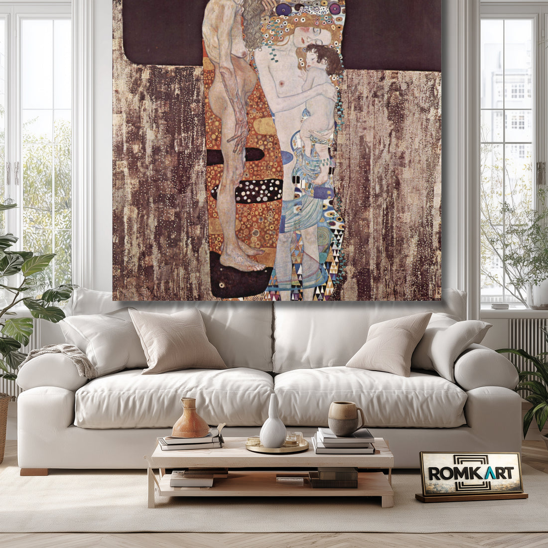 Gustav Klimt The Three Ages Of Woman 1905 – Reproduction