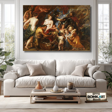 Peter Paul Rubens Minerva Protects Pax From Mars Peace And War 1629 – Reproduction