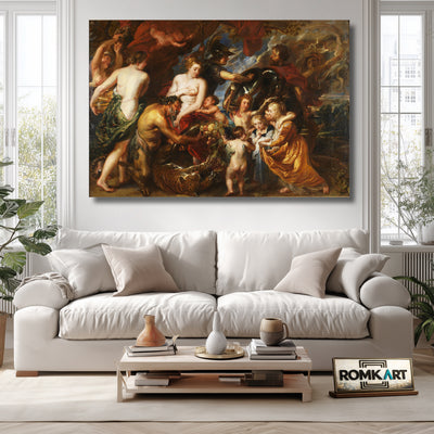 Peter Paul Rubens Minerva Protects Pax From Mars Peace And War 1629 – Reproduction