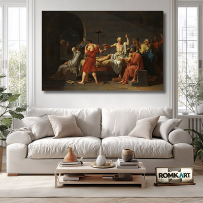 Jacques-louis David The Death Of Socrates 1787 – Reproduction
