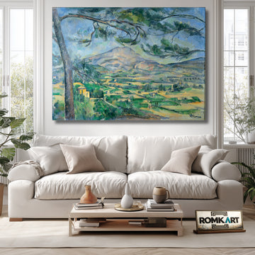 Paul Cezanne Mont Sainte-victoire With Large Pine 1887 – Reproduction