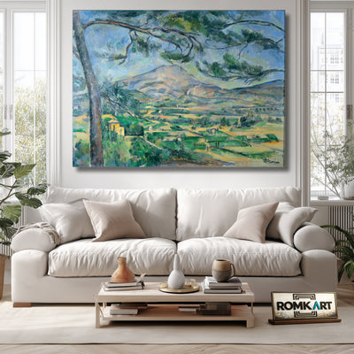 Paul Cezanne Mont Sainte-victoire With Large Pine 1887 – Reproduction