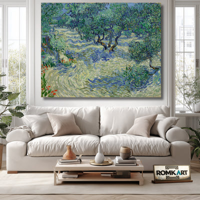 Vincent Van Gogh Olive Orchard 1889 – Reproduction
