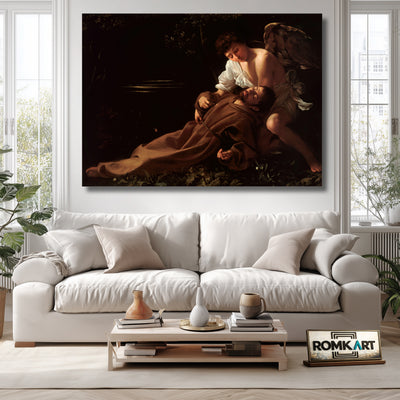 Caravaggio Saint Francis Of Assisi In Ecstasy – Reproduction