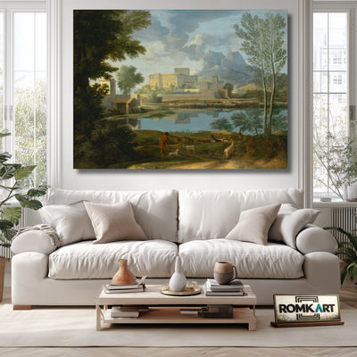 Nicolas Poussin Landscape In Calm Weather 1651 – Reproduction