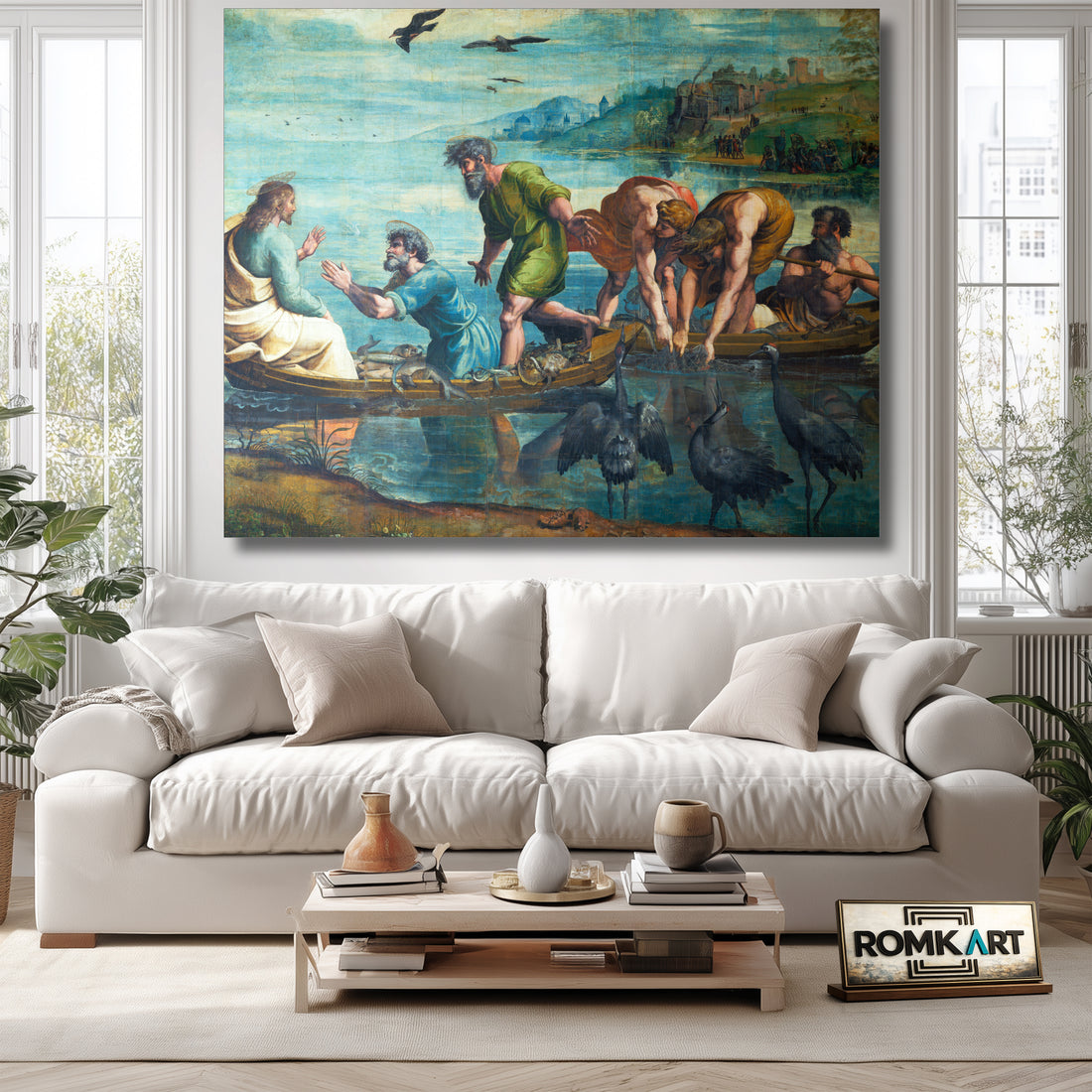 Raphael The Miraculous Draft Of Fishes 1515 Raphael Cartoons – Reproduction