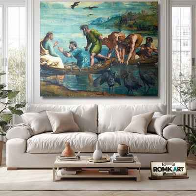 Raphael The Miraculous Draft Of Fishes 1515 Raphael Cartoons – Reproduction
