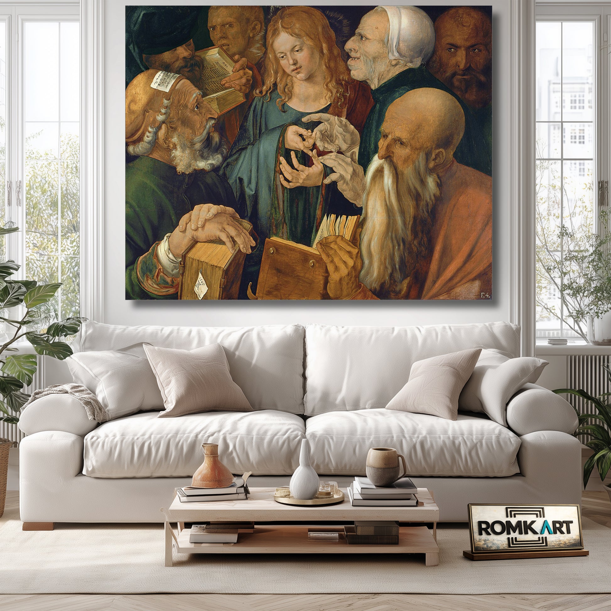 Albrecht Durer Christ Among The Doctors 1506 – Reproduction