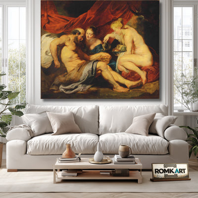 Peter Paul Rubens Lot And His Daughters 1614 – Reproduction