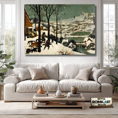 Pieter Bruegel The Elder The Hunters In The Snow Winter – Reproduction