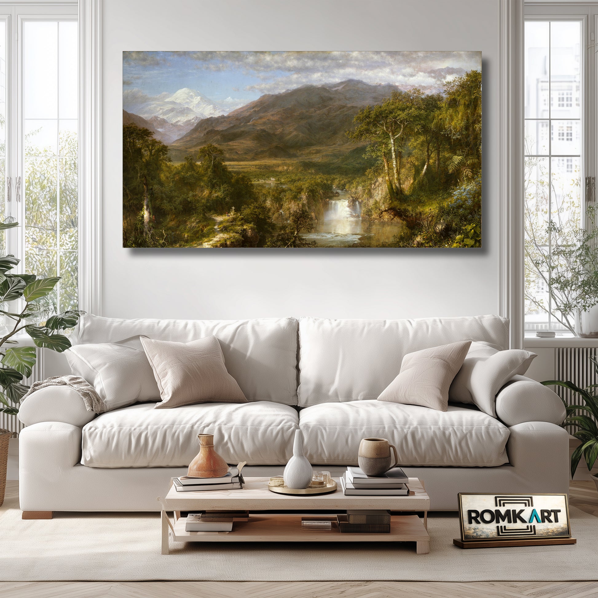 Frederic Edwin Church The Heart Of The Andes 1859 – Reproduction