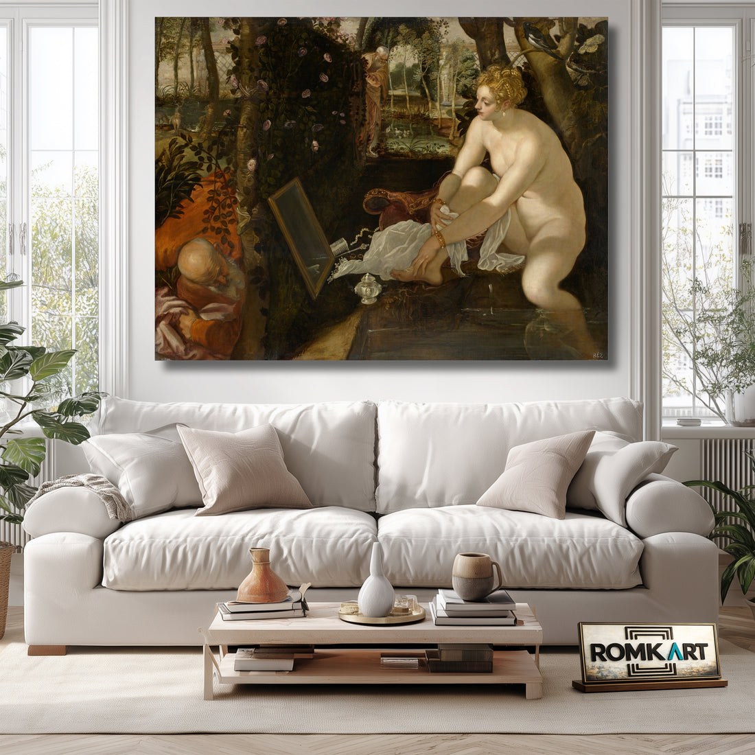 Tintoretto Susanna And The Elders 1555-1556 – Reproduction