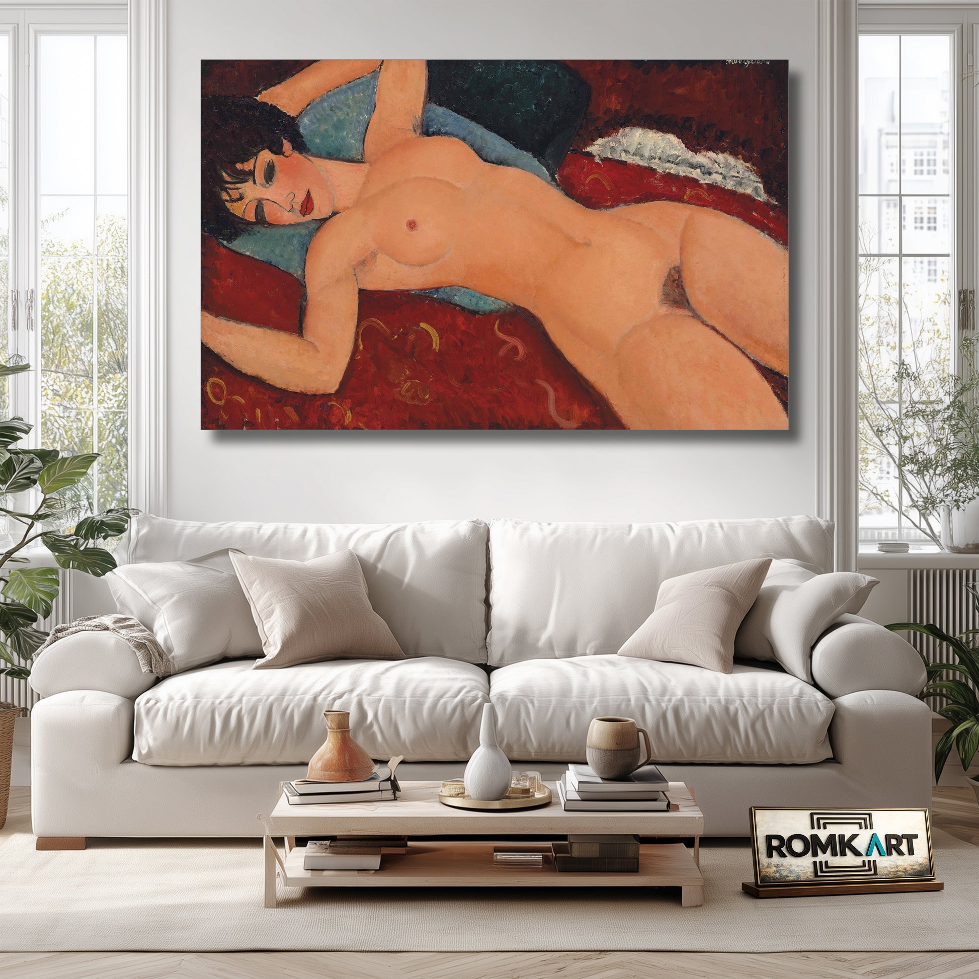 Amedeo Modigliani Nu Couch 1917-1918 – Reproduction