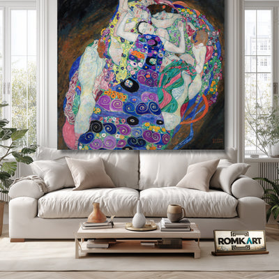 Gustav Klimt The Maiden C1913 – Reproduction