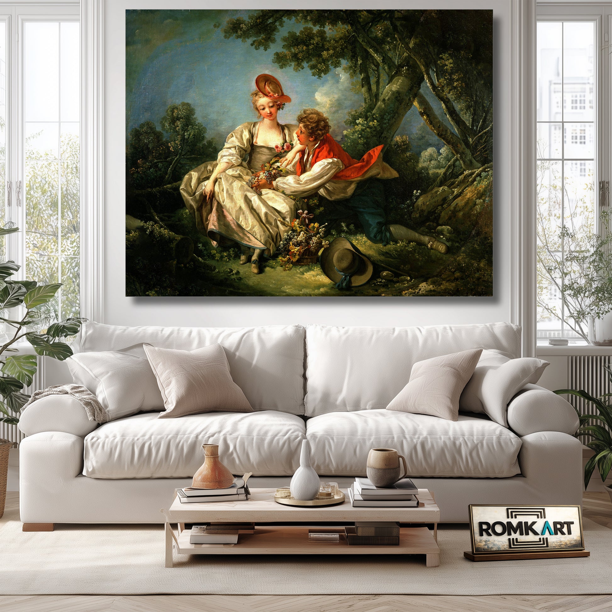 Francois Boucher The Four Seasons Autumn 1755 – Reproduction