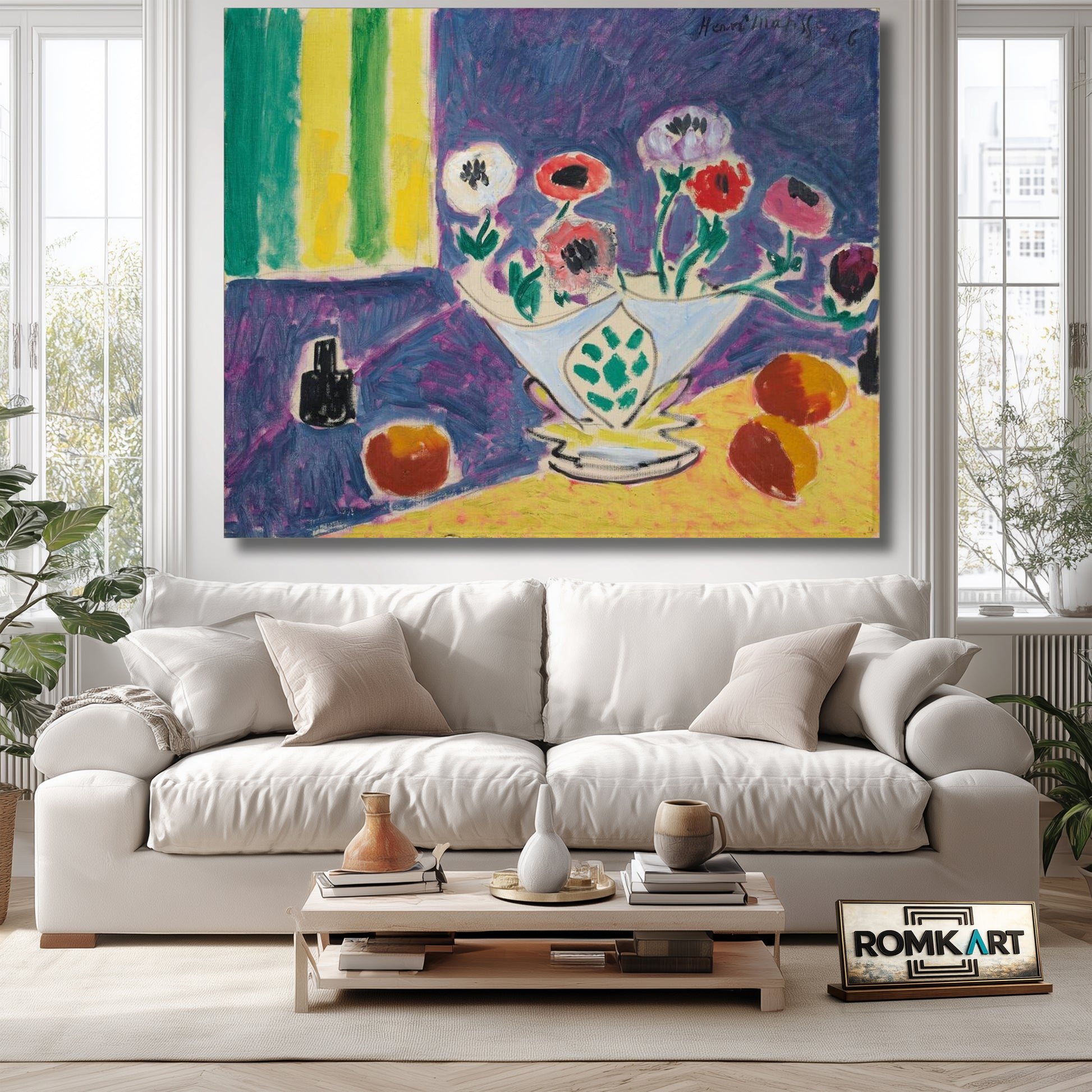Henri Matisse Vase Danmones 1946 – Reproduction