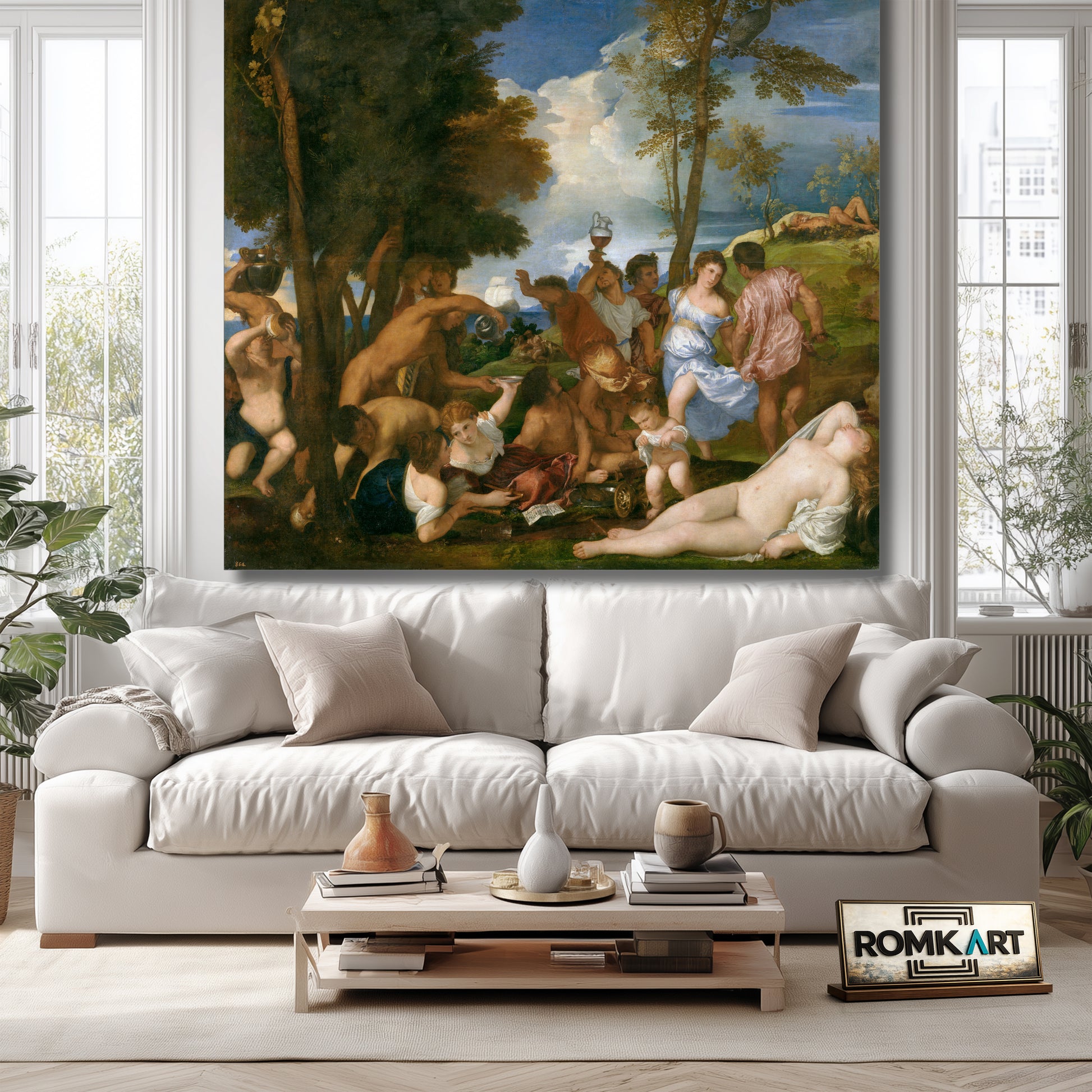Titian Bacchanal Of The Andrians 1523-1526 – Reproduction