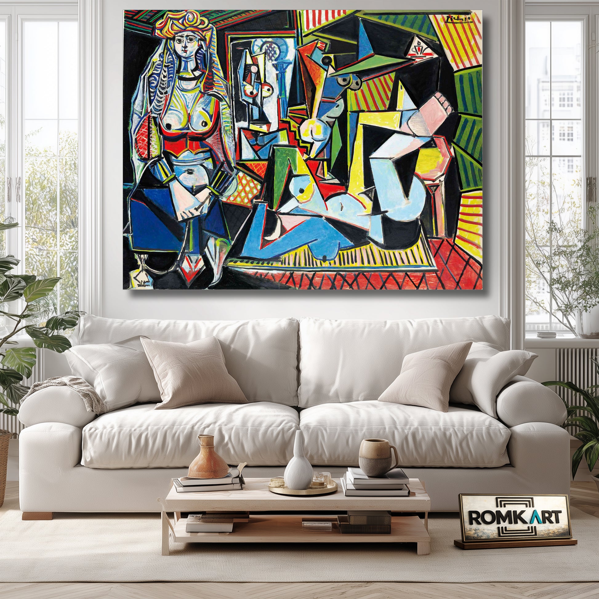 Pablo Picasso Les Femmes D'alger Version O The Women Of Algiers 1955 – Reproduction