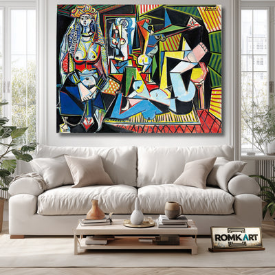 Pablo Picasso Les Femmes D'alger Version O The Women Of Algiers 1955 – Reproduction