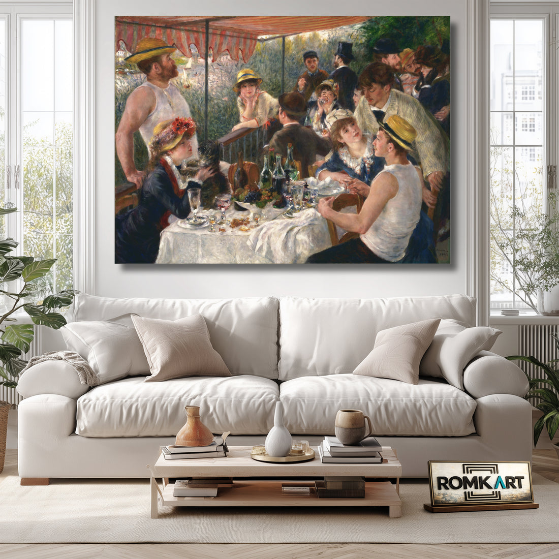 Pierre-auguste Renoir Luncheon Of The Boating Party – Reproduction