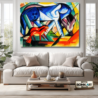 Franz Marc The First Animals 1913 – Reproduction