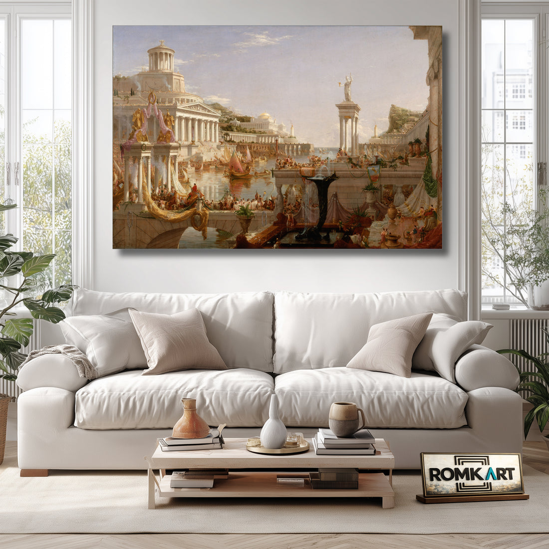 Thomas Cole The Course Of Empire The Consummation Of Empire 1836 – Reproduction