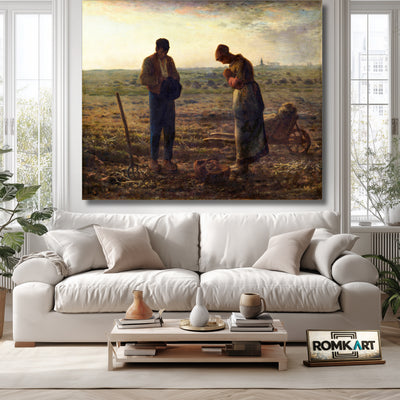 Jean-francois Millet The Angelus 1857-59 – Reproduction