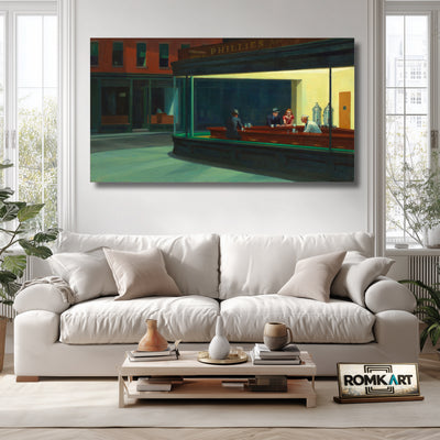 Edward Hopper Nighthawks 1942 – Reproduction
