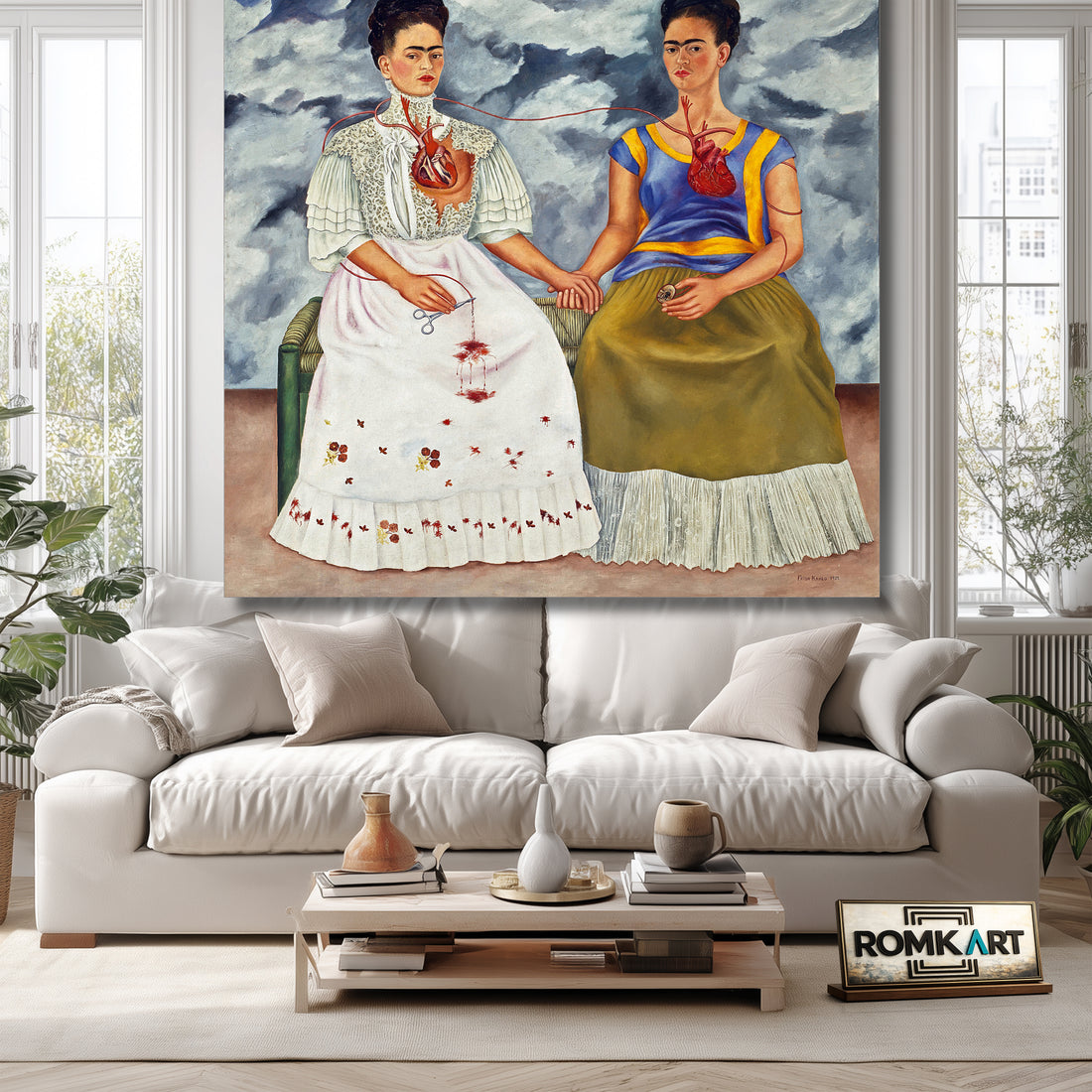 Frida Kahlo The Two Fridas 1939 – Reproduction