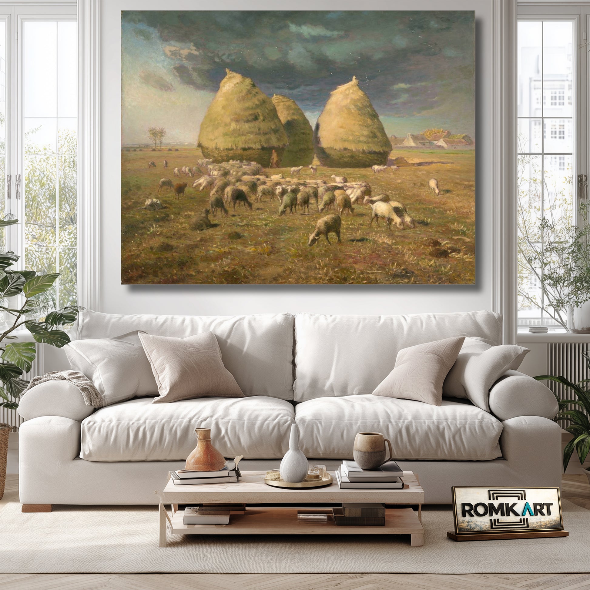 Jean-francois Millet Haystacks Autumn 1873 – Reproduction