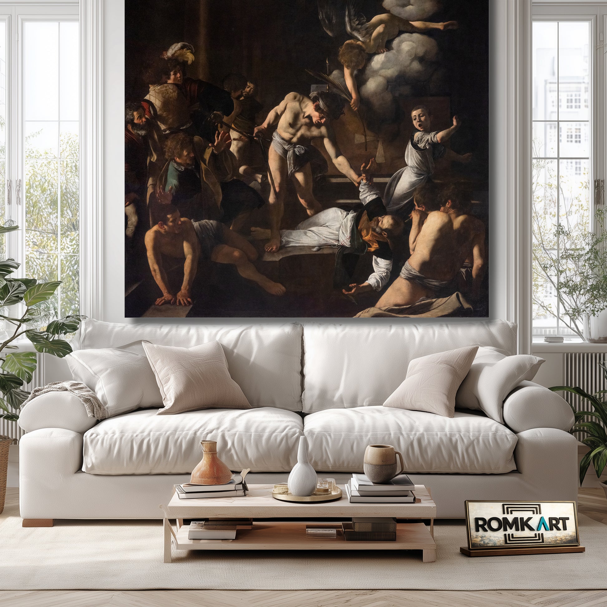 Caravaggio The Martyrdom Of Saint Matthew 1600 – Reproduction